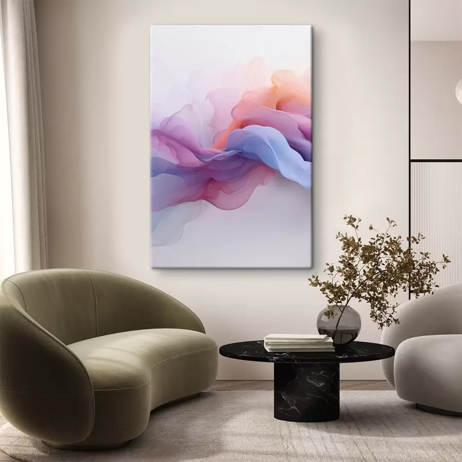  Peintures Abstrait rose et violet s48637