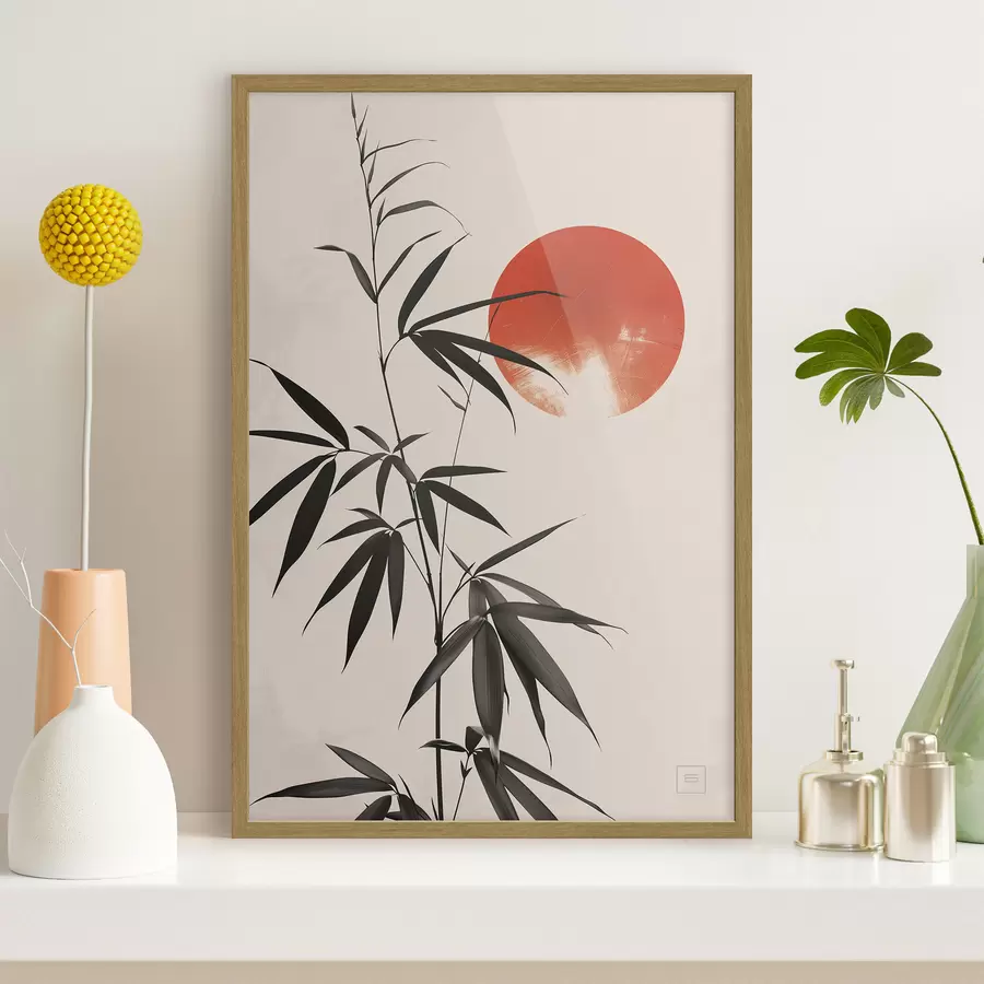 Papier peint photo Paysage japonais ensoleillé f48630