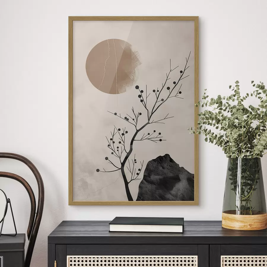 Papier peint photo À la japonaise, calme et équilibre f48631