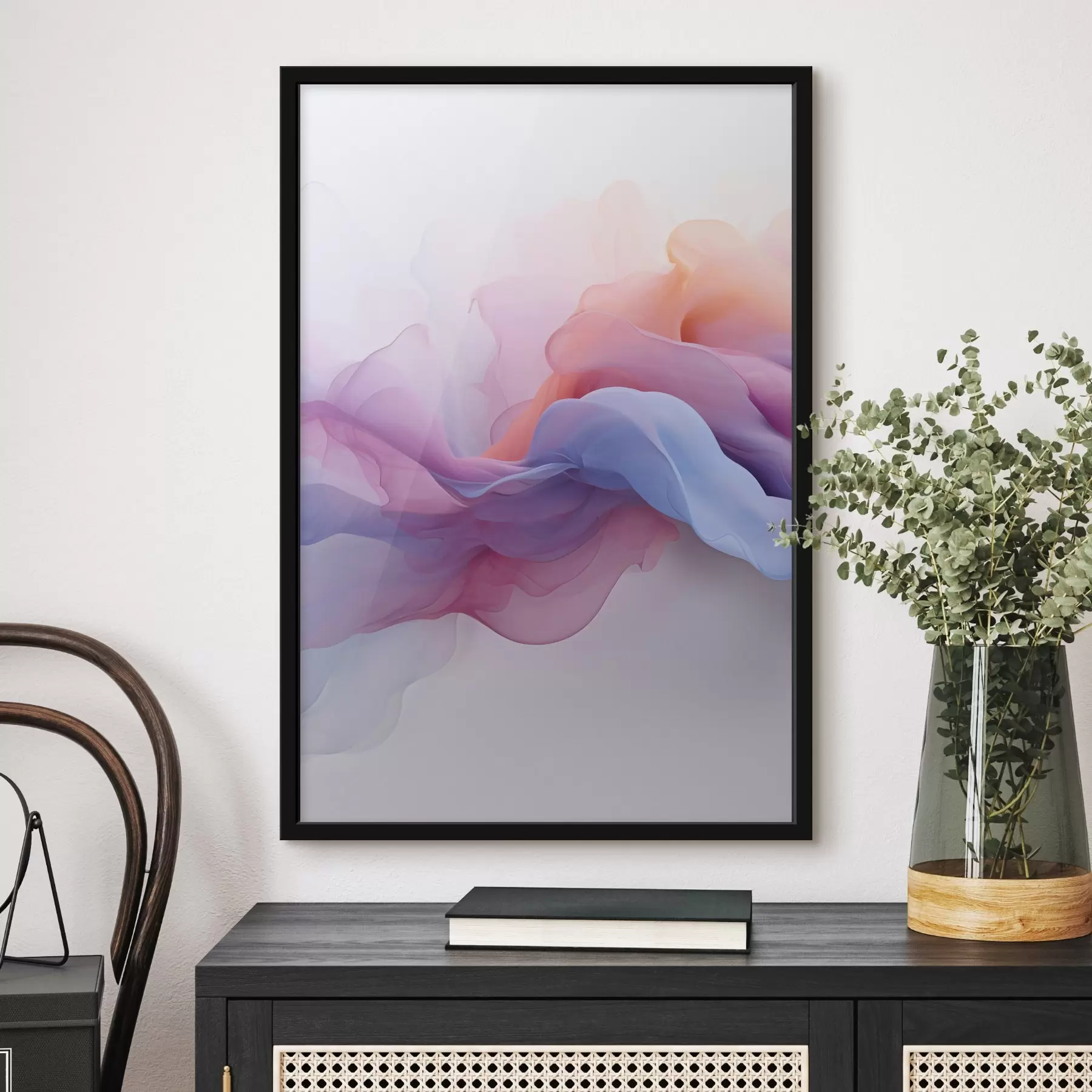 Papier peint photo Abstrait rose et violet f48637