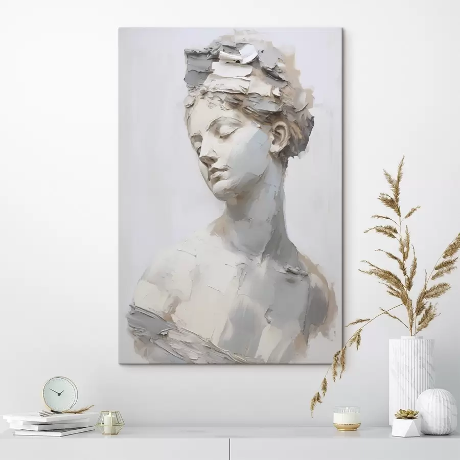  Peintures Buste antique représentant une femme, imitation d'un tableau s48670