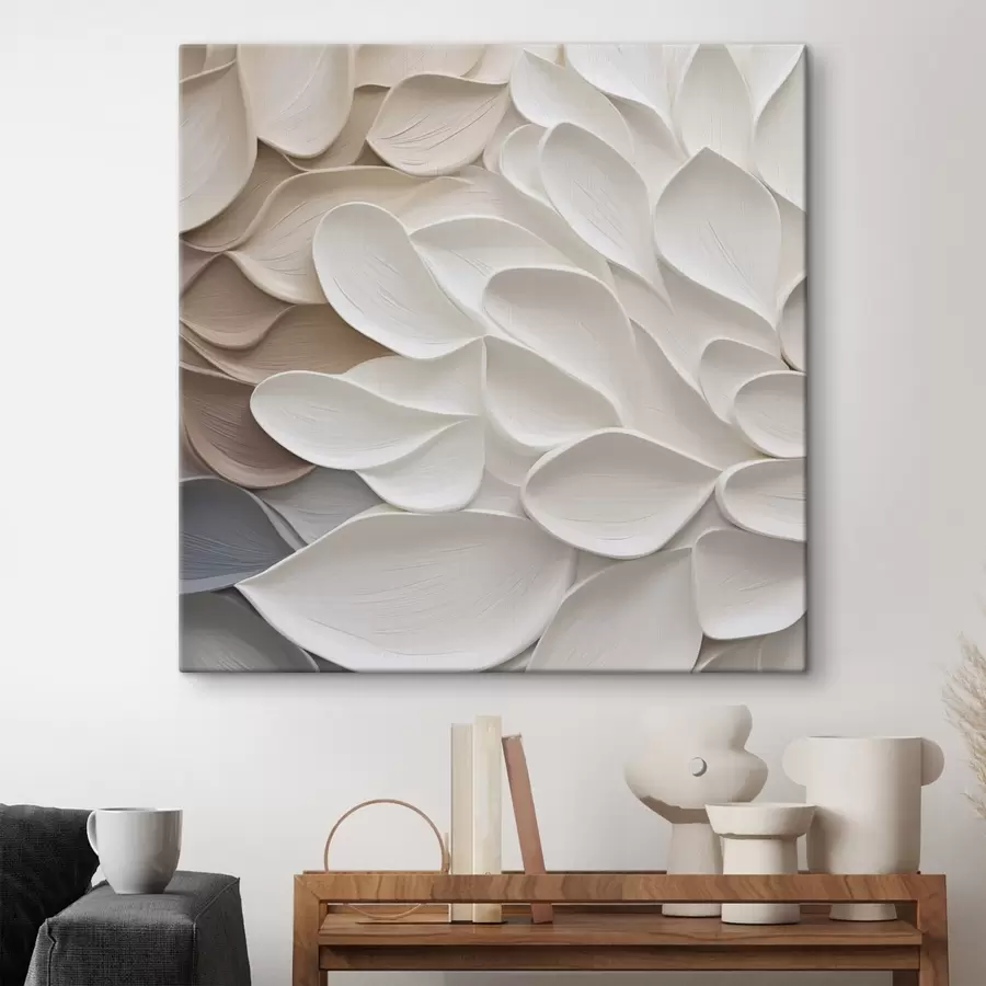  Peintures Imitation de peinture représentant des pétales abstraits s48676