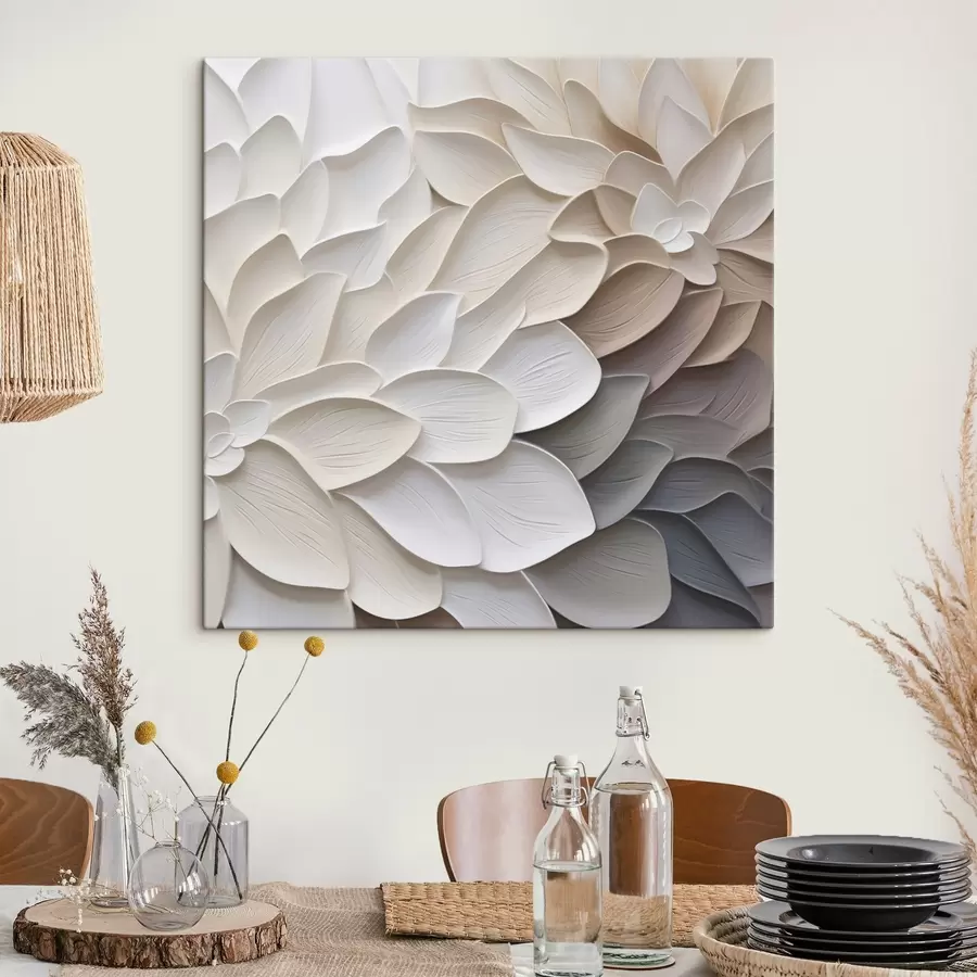  Peintures Imitation de peinture représentant des pétales abstraits s48677