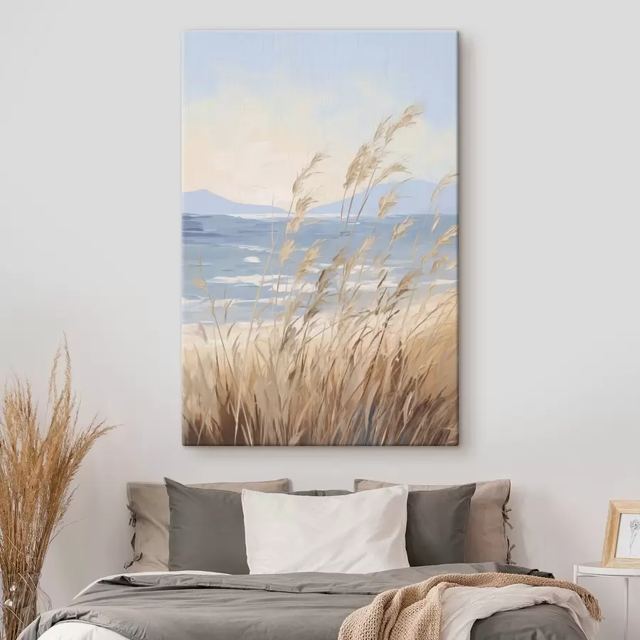  Peintures Peinture représentant un paysage côtier s48679