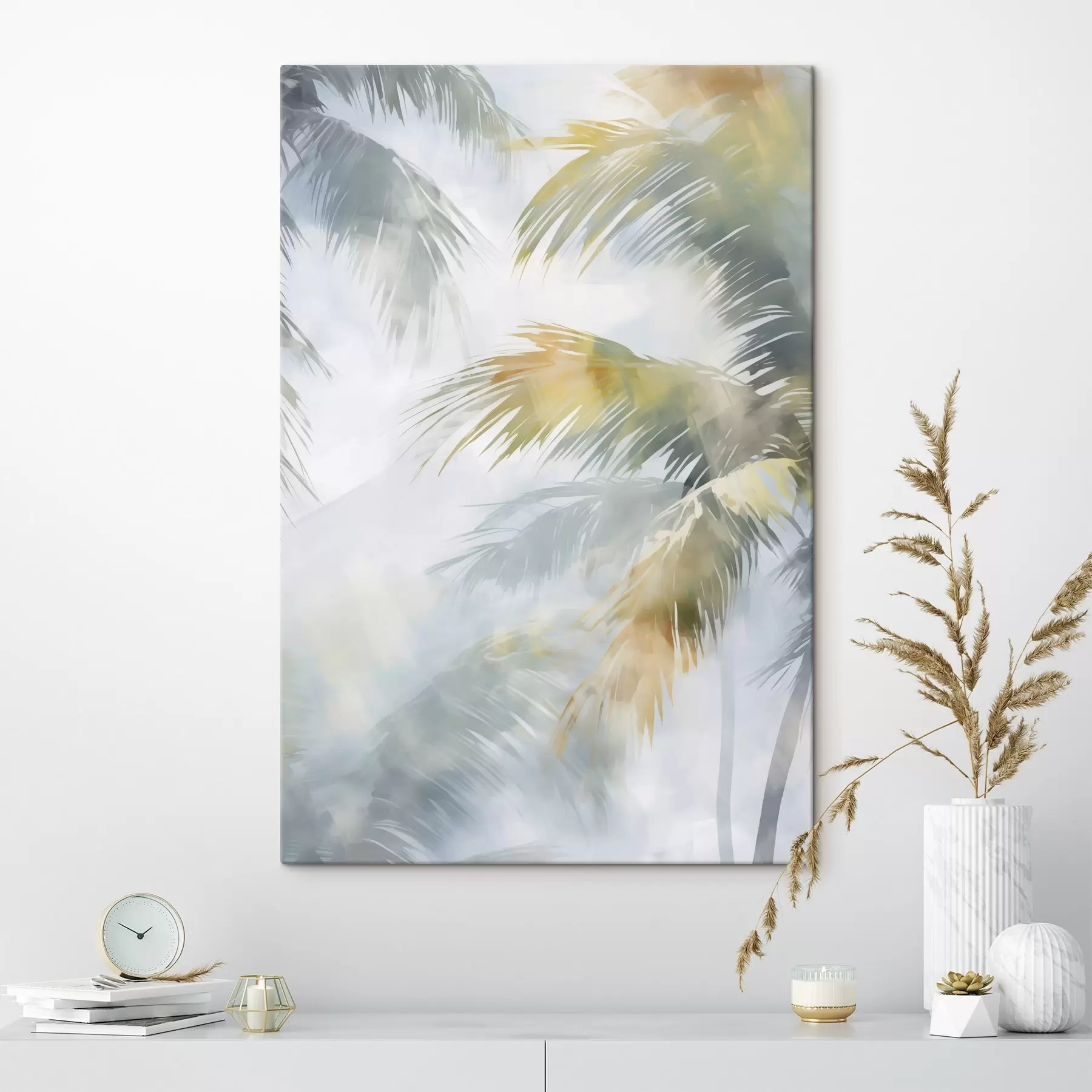  Peintures Peinture abstraite imitant la végétation s48686