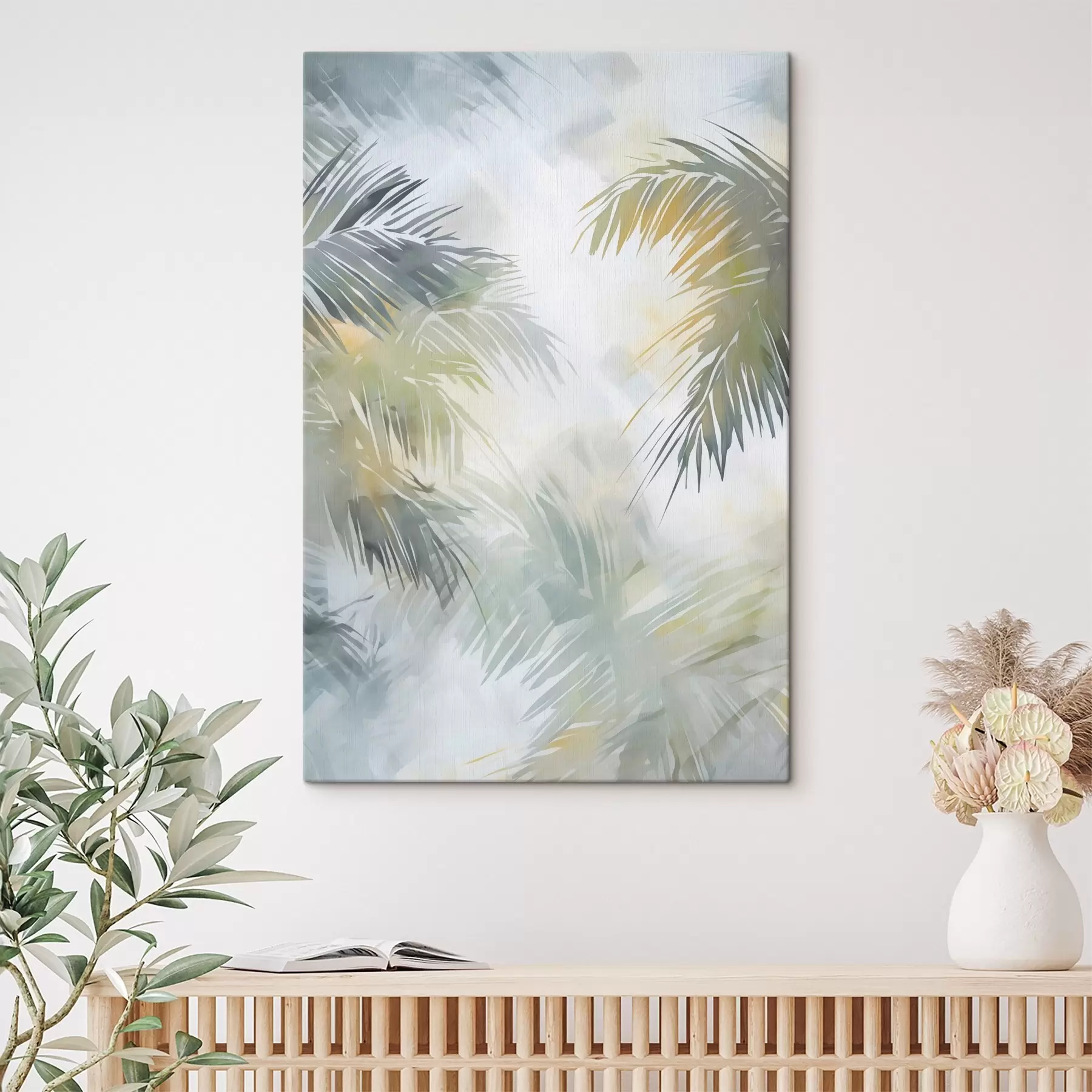  Peintures Peinture abstraite imitant la végétation s48687