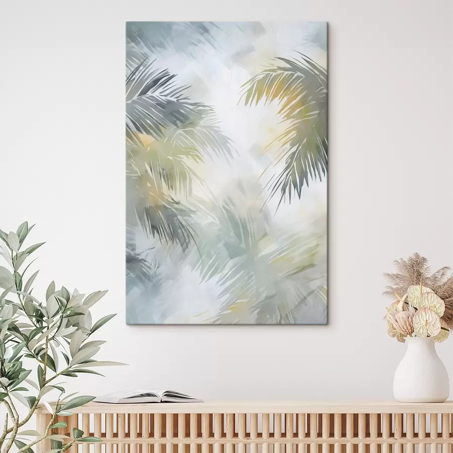  Peintures Peinture abstraite imitant la végétation s48687