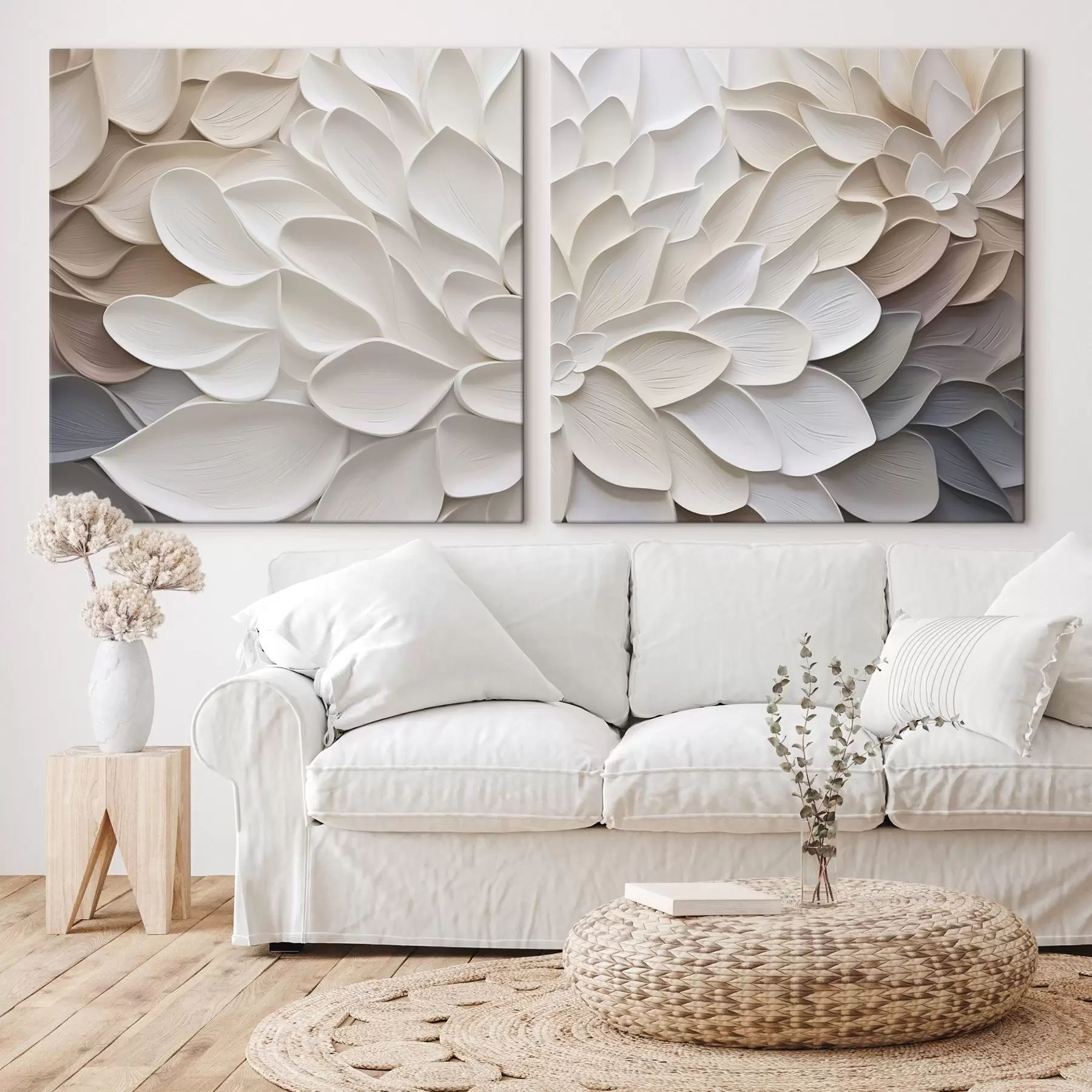  Peintures Imitation de peinture représentant des pétales abstraits m30296
