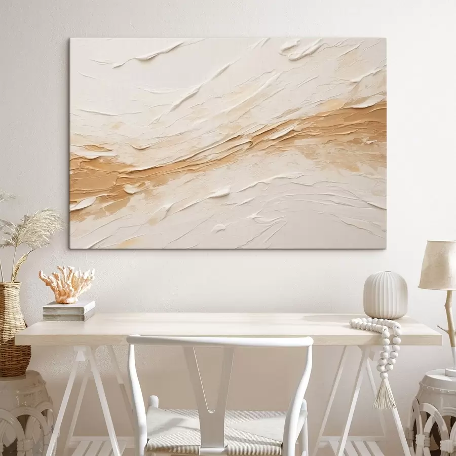  Peintures Texture légère avec des touches de pinceau et des dégradés beiges s48616