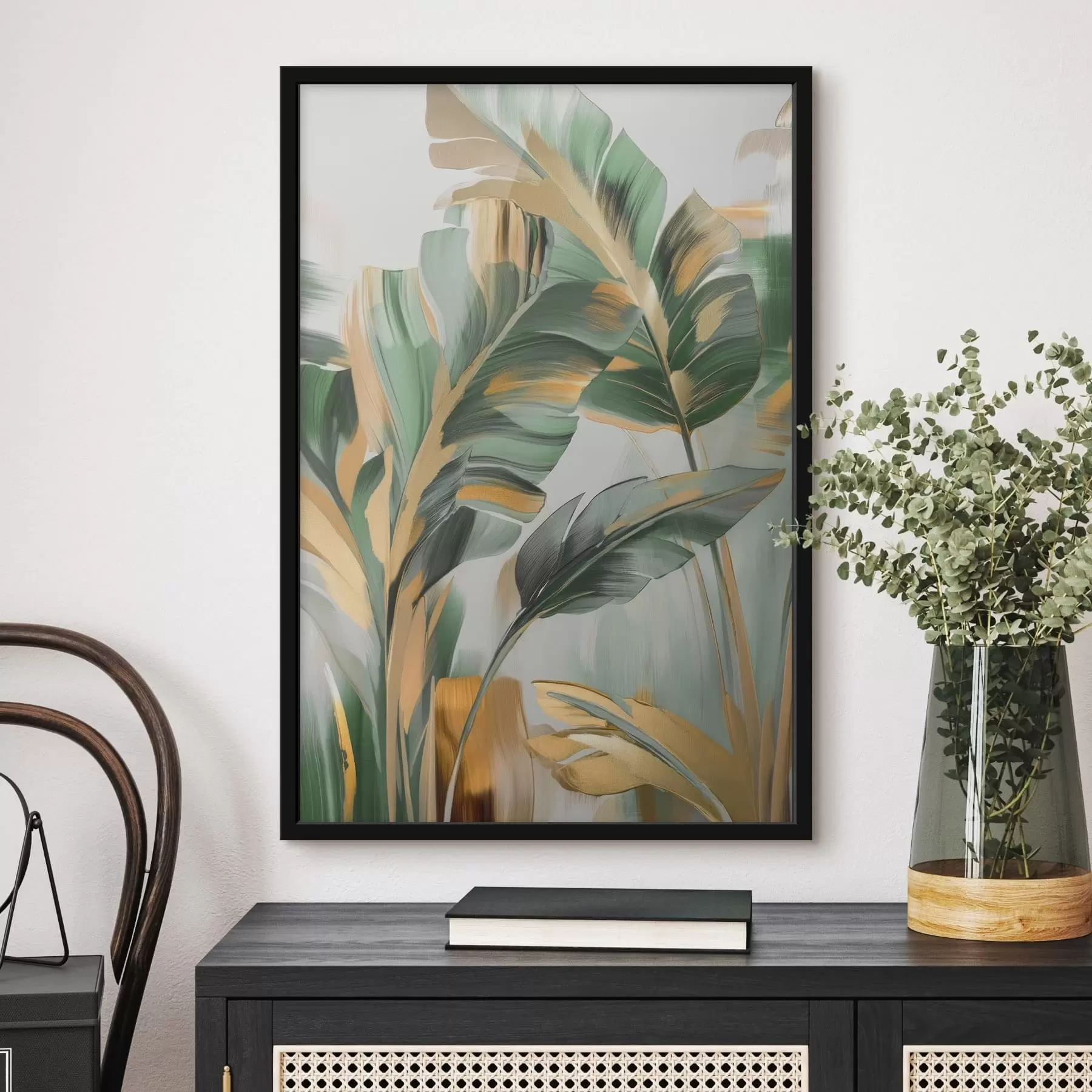 Fotobehang Abstracte tropische bladeren f48664