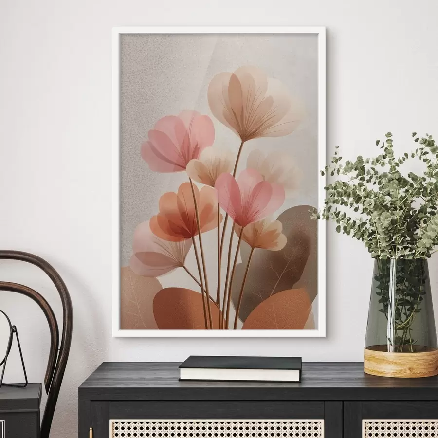 Fotobehang Boho bloemen f48707