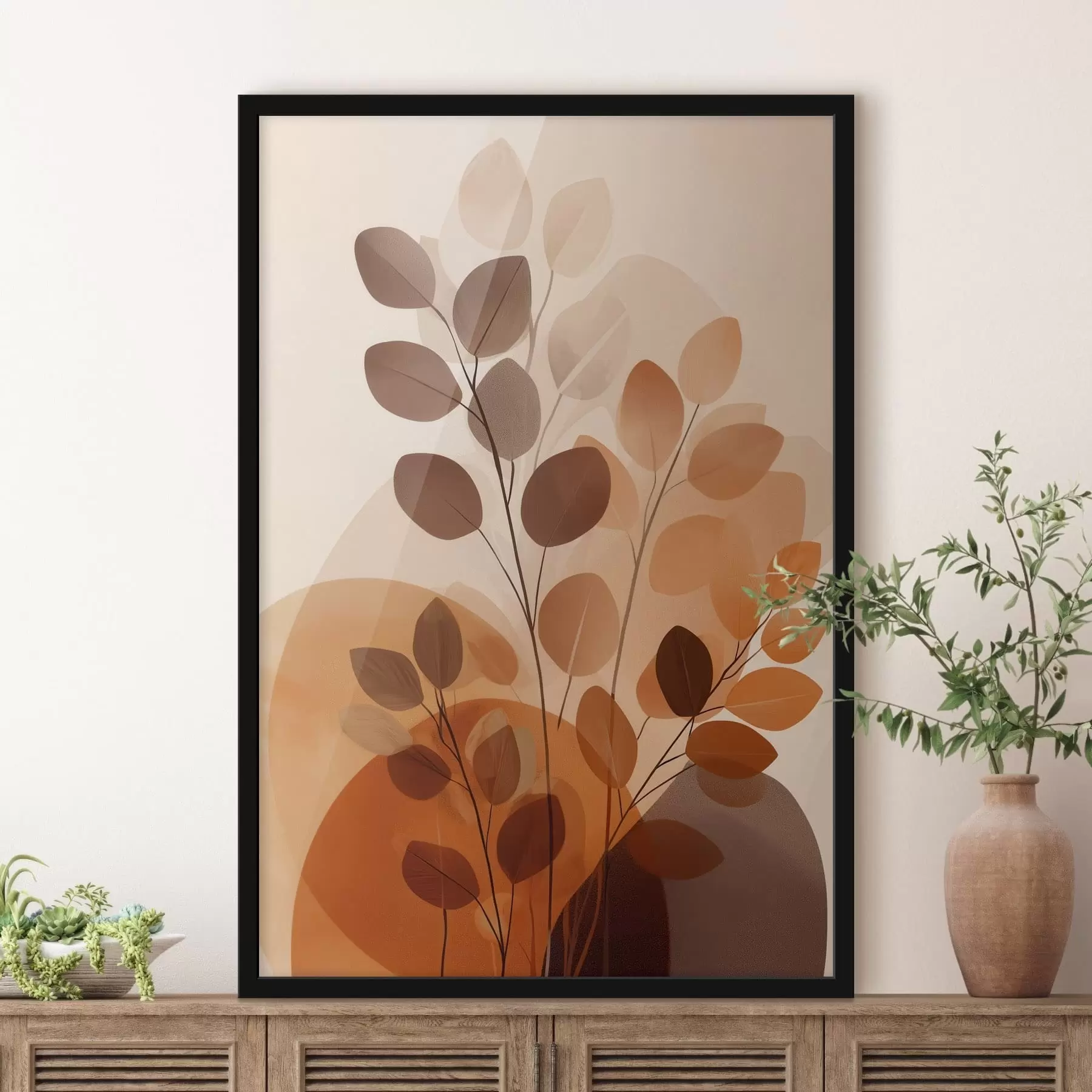 Fotobehang Boho bloemen f48709