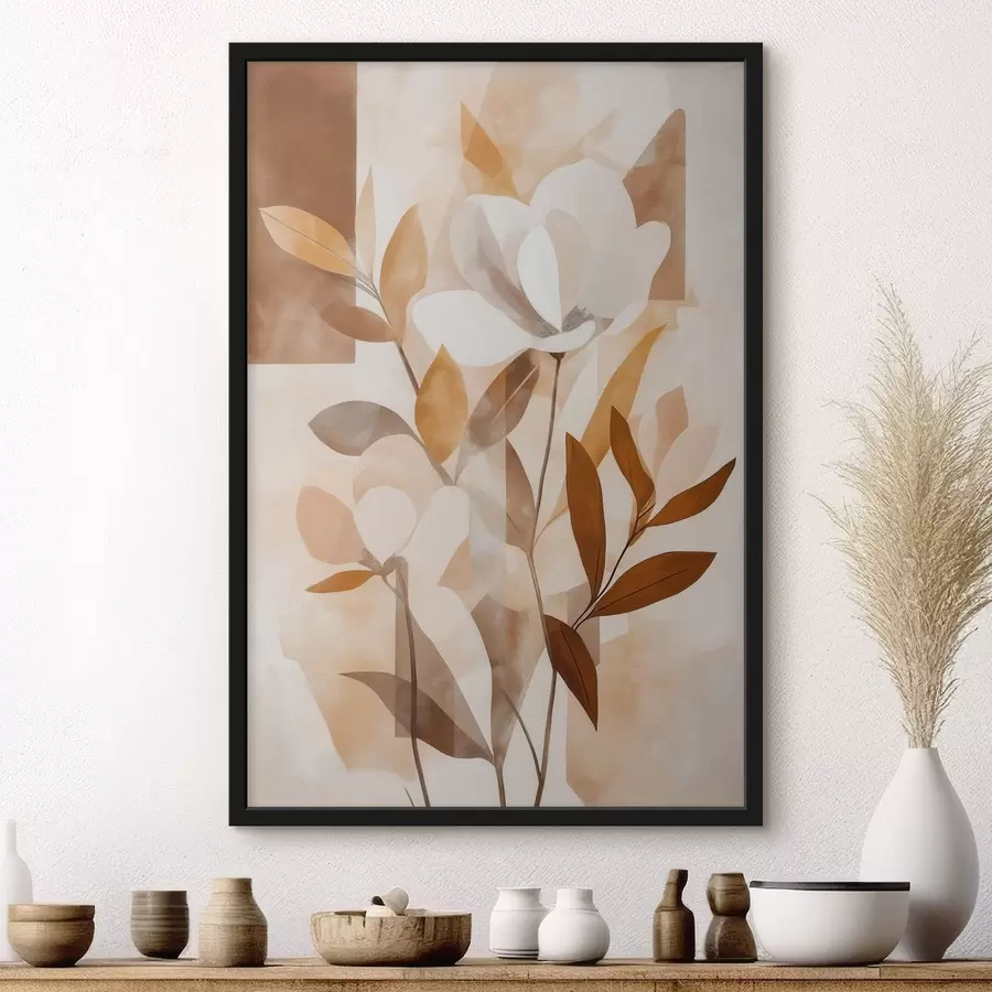 Fotobehang Boho bloemen f48710