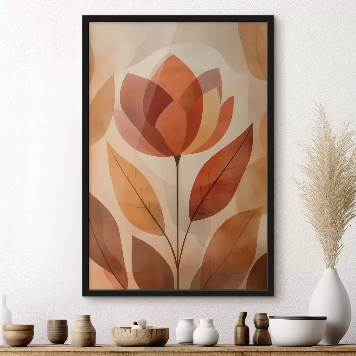 Affiche Fleurs Boho f48712
