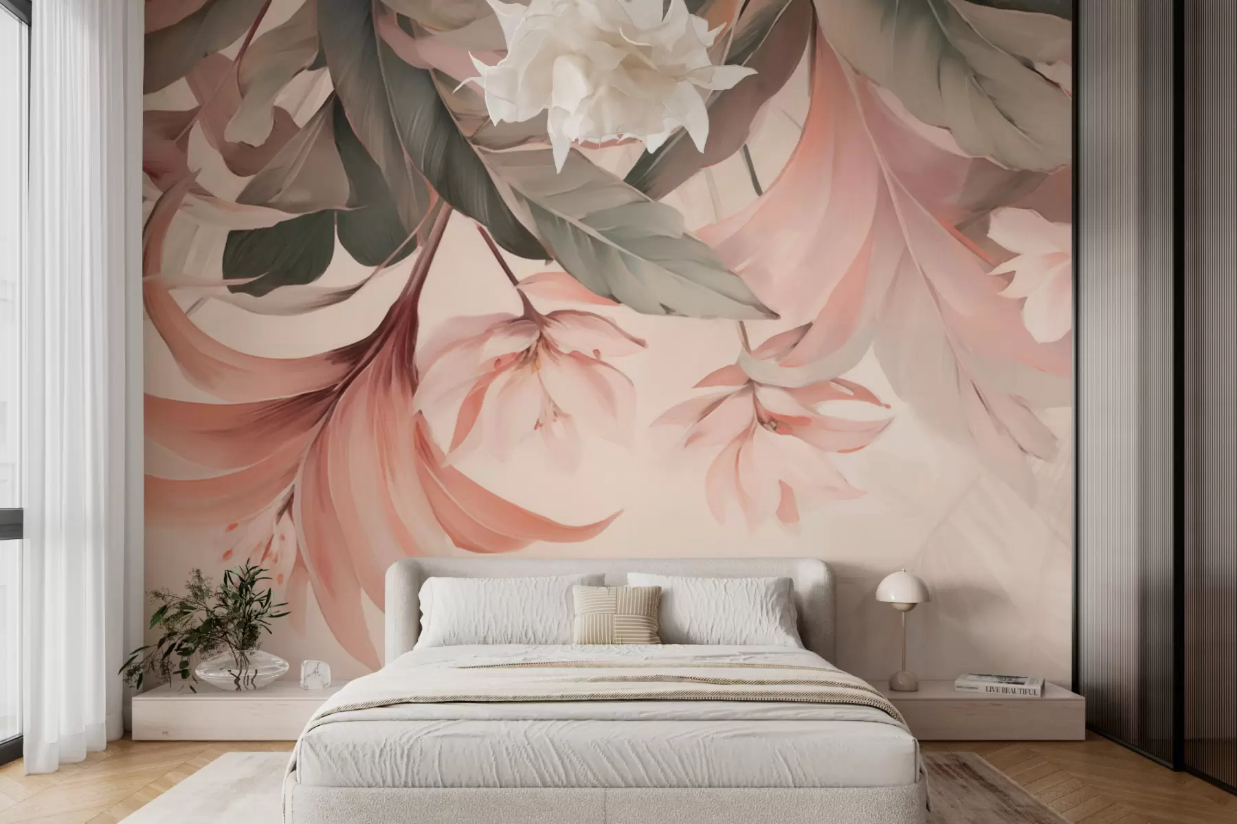 Fotobehang Exotische bloemen w05376v1
