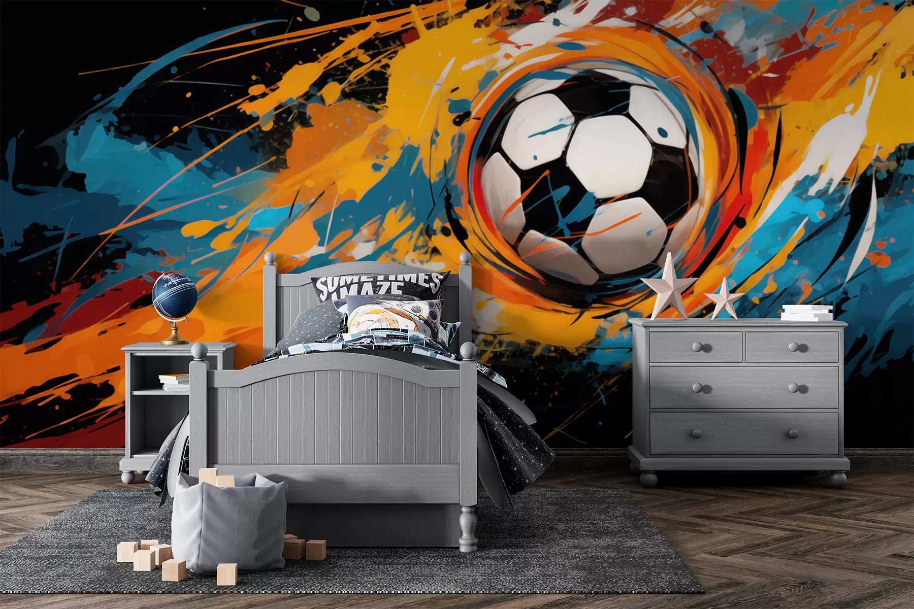 Papier peint photo Ballon de football w05460