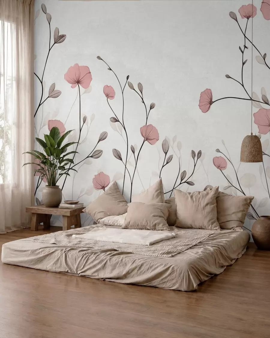 Fotobehang Wilde bloemen w05485
