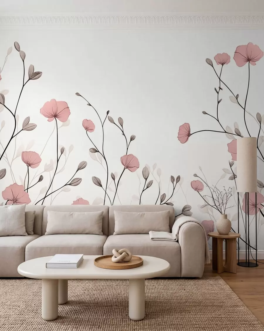 Fotobehang Wilde bloemen w05485
