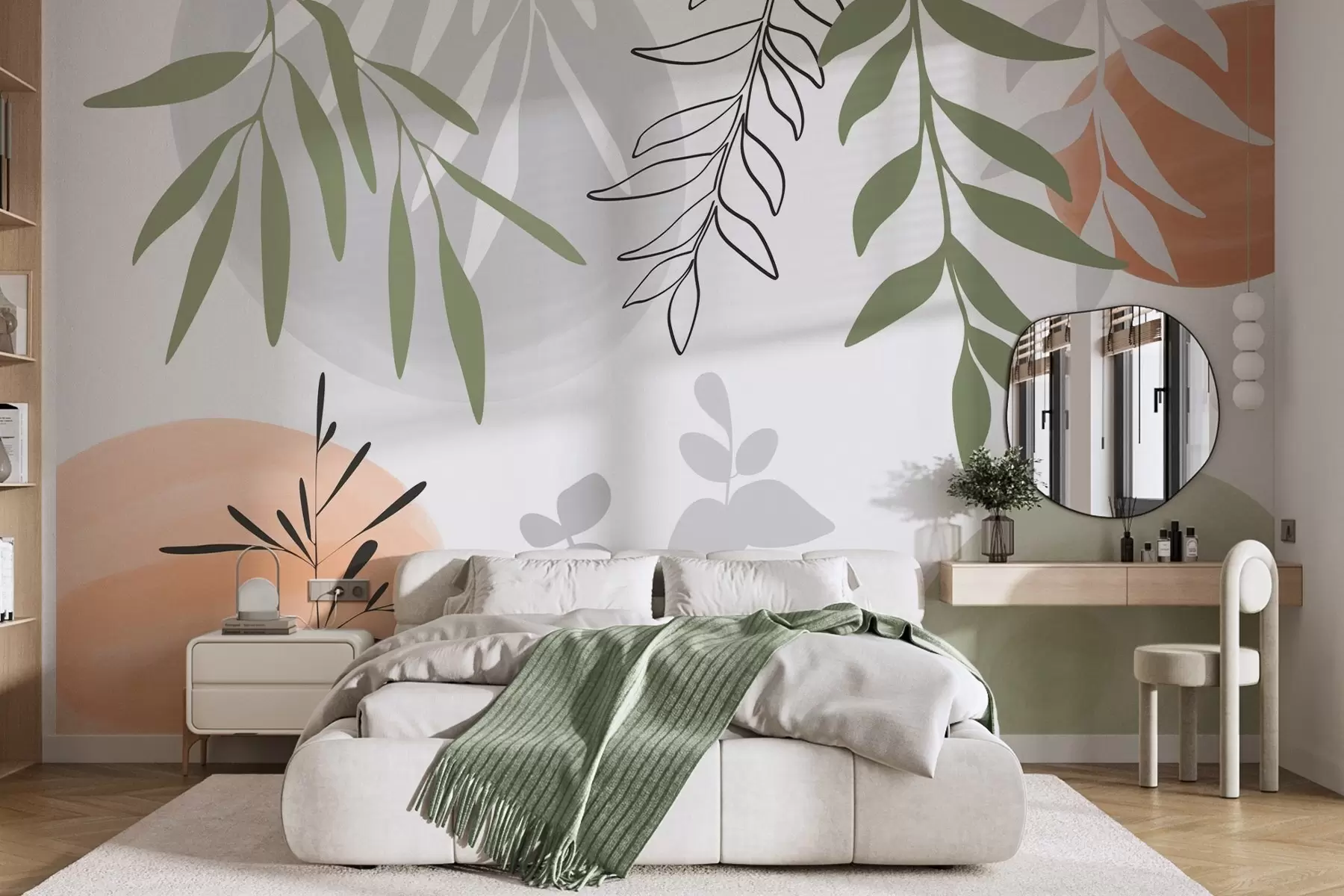 Papier peint photo Végétation abstraite w05506