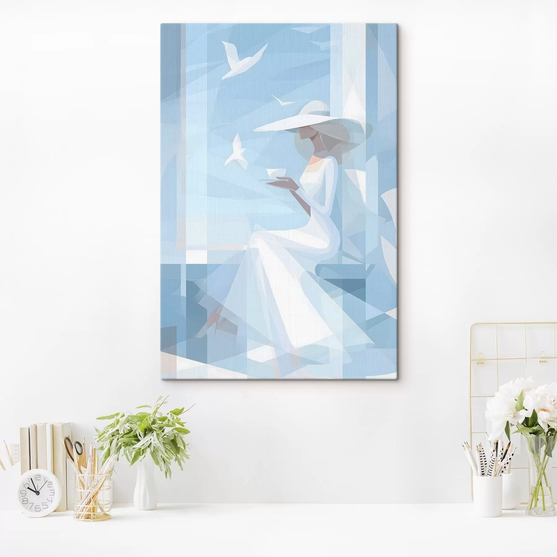  Peintures un café matinal au bord de la mer s48792