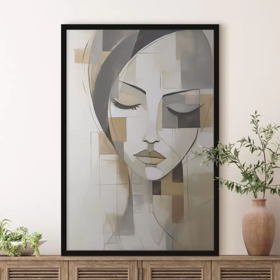 Fotobehang Abstract portret f48762