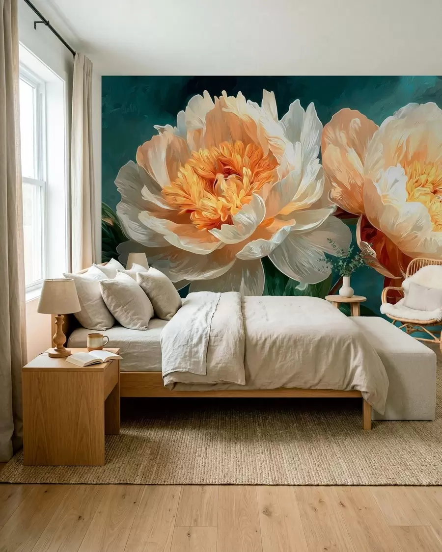 Papier peint photo Pivoines w05338