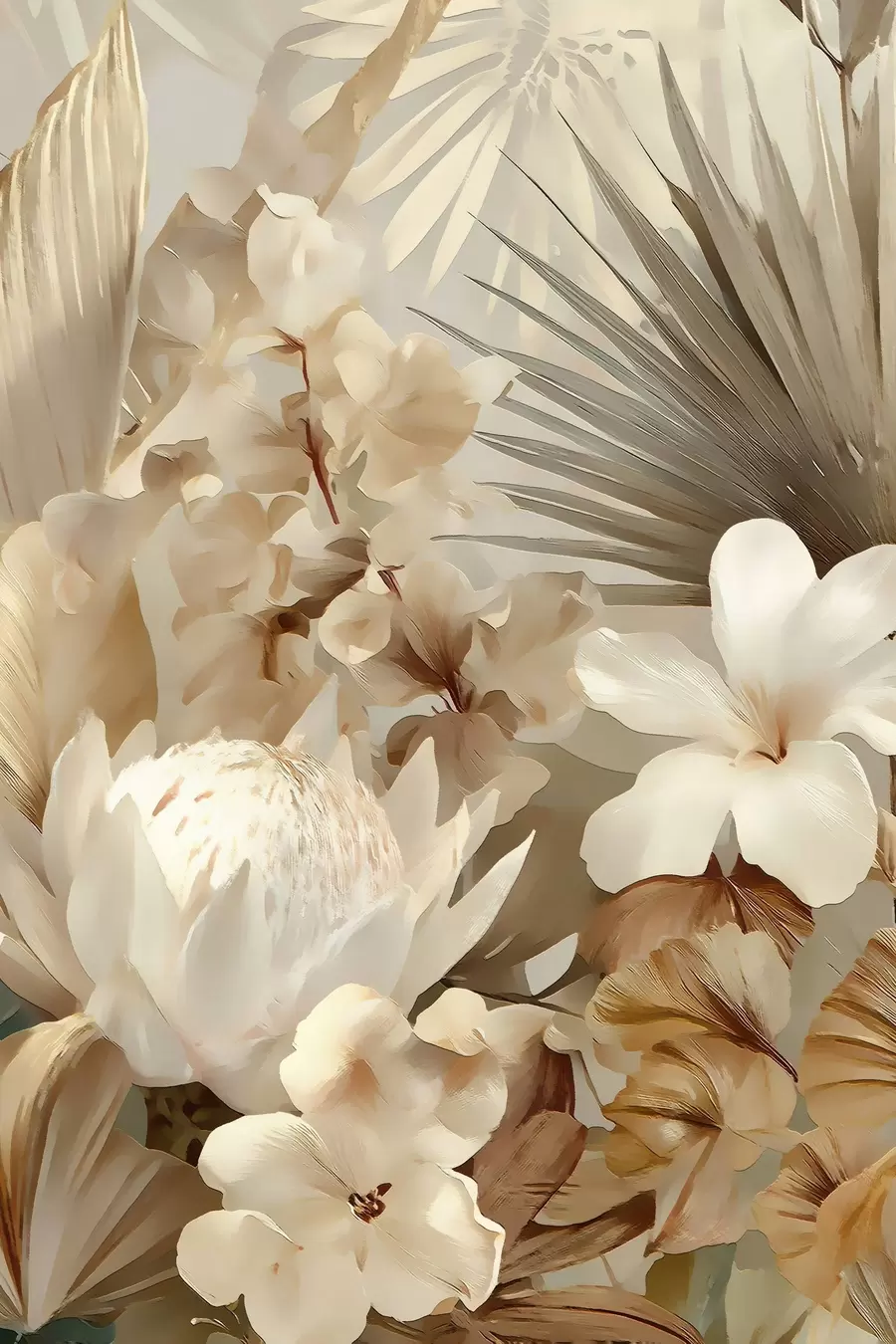  Peintures La lumière dans les fleurs s48917