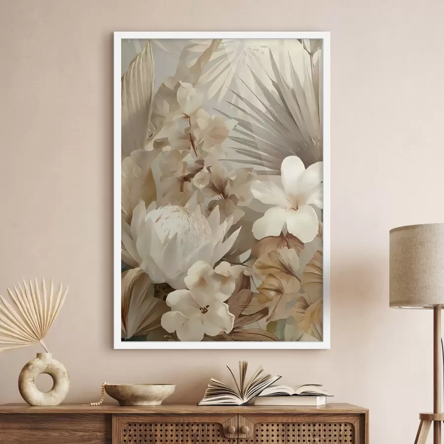 Papier peint photo La lumière dans les fleurs f48917