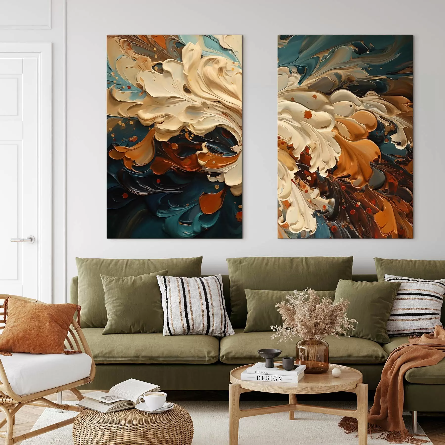  Peintures Grands motifs abstraits m30383