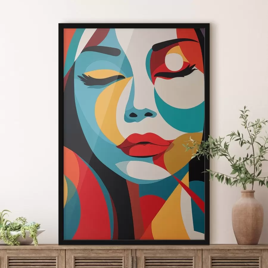 Papier peint photo Portrait abstrait f48948