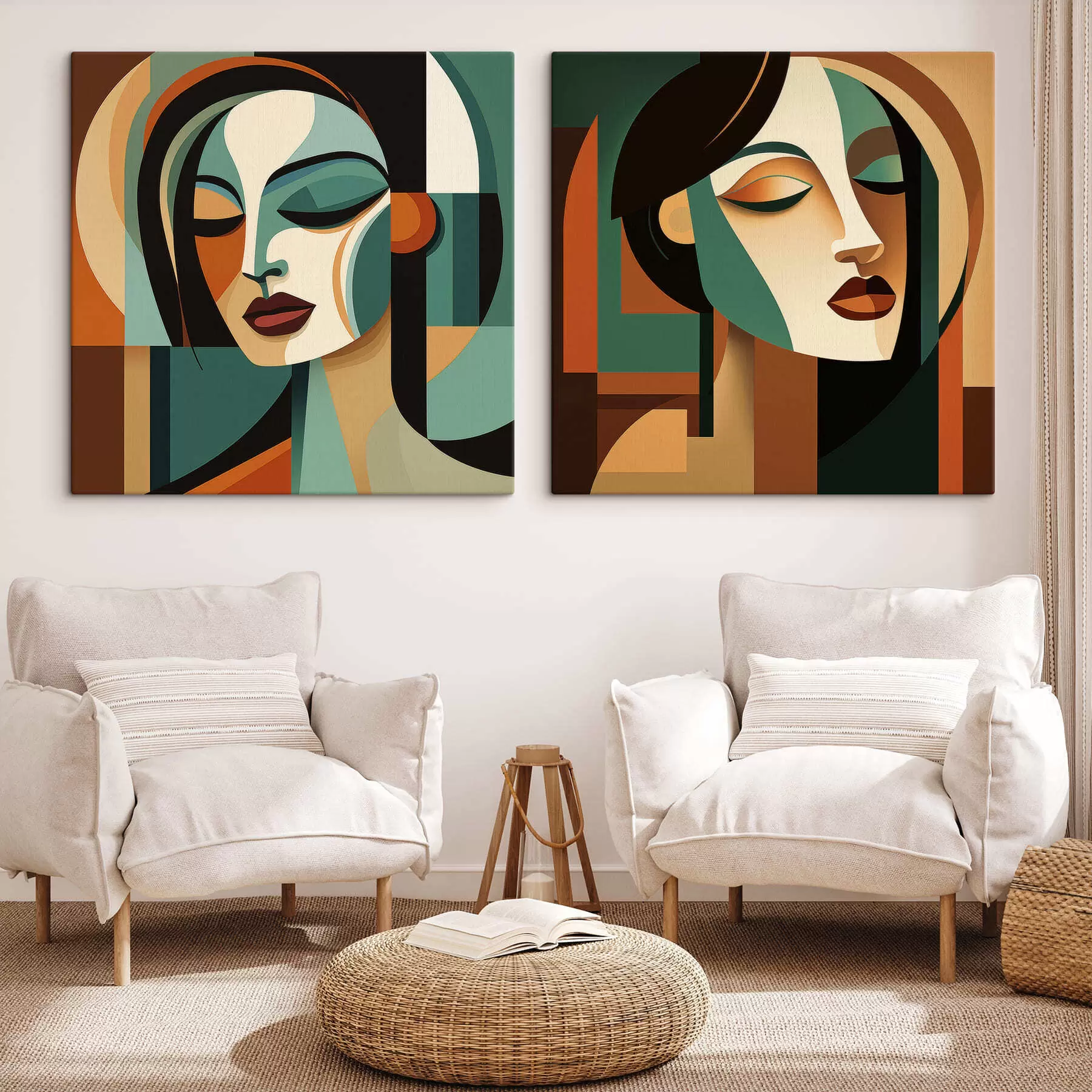  Peintures Portraits abstraits m30403