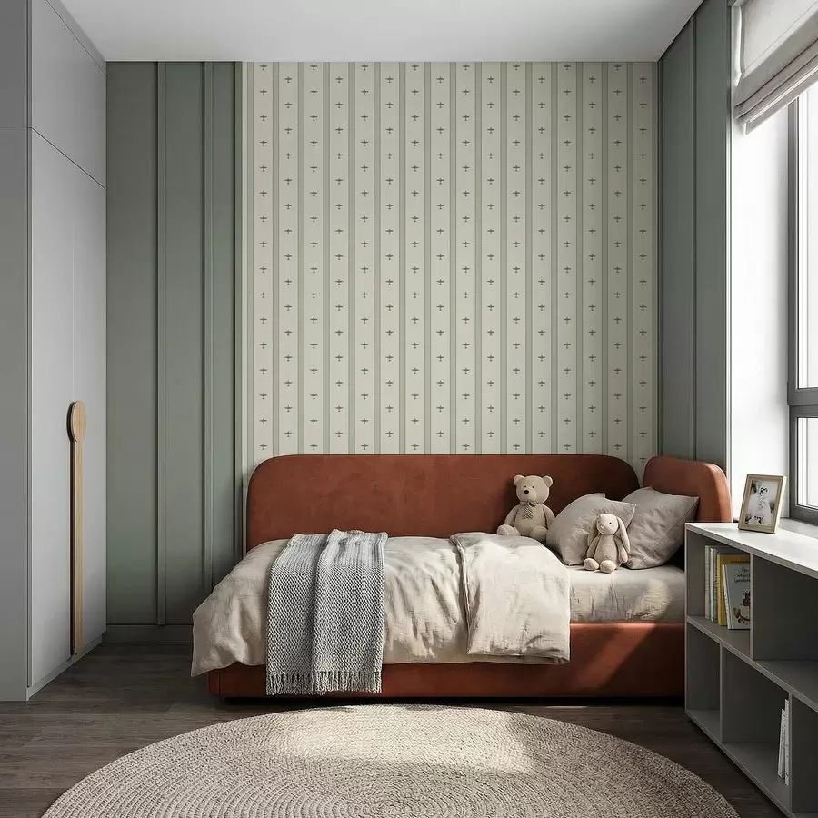 Fotobehang Kleine vliegtuigjes met verticale strepen a01171v3