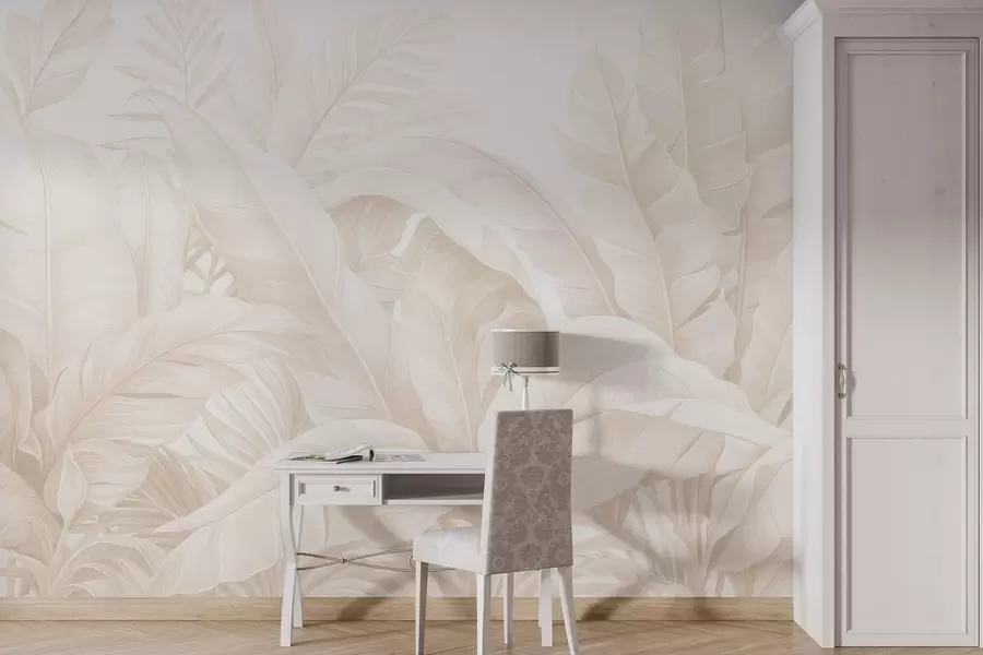 Fotobehang Uitstekende tropische bladeren w05518