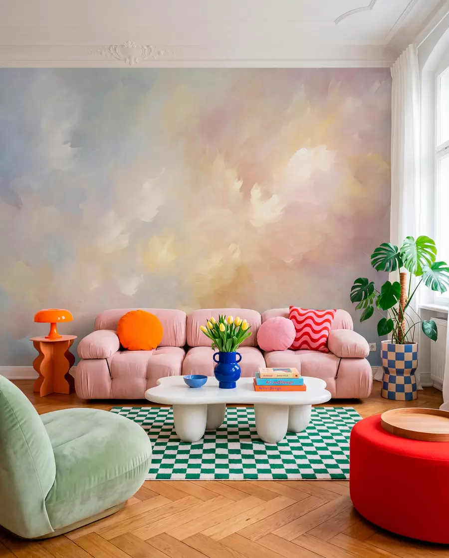 Fotobehang Kleurtextuur w05522