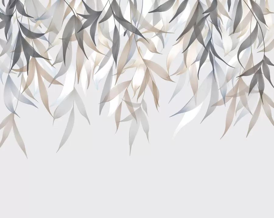 Papier peint photo De longues feuilles retombantes w05523