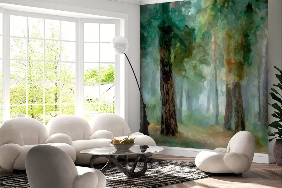 Fotobehang Loofbos w05508