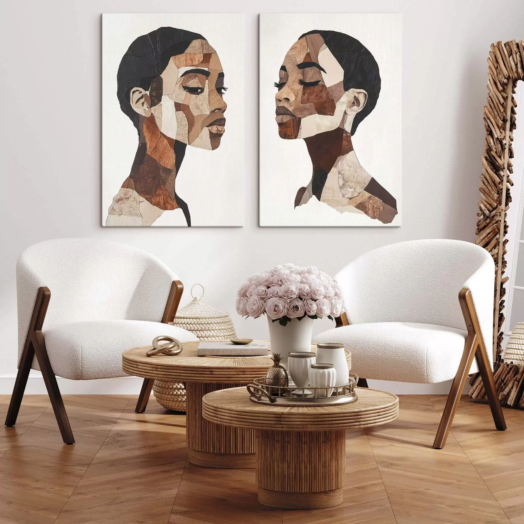 Peintures Portrait abstrait d'une femme m30390