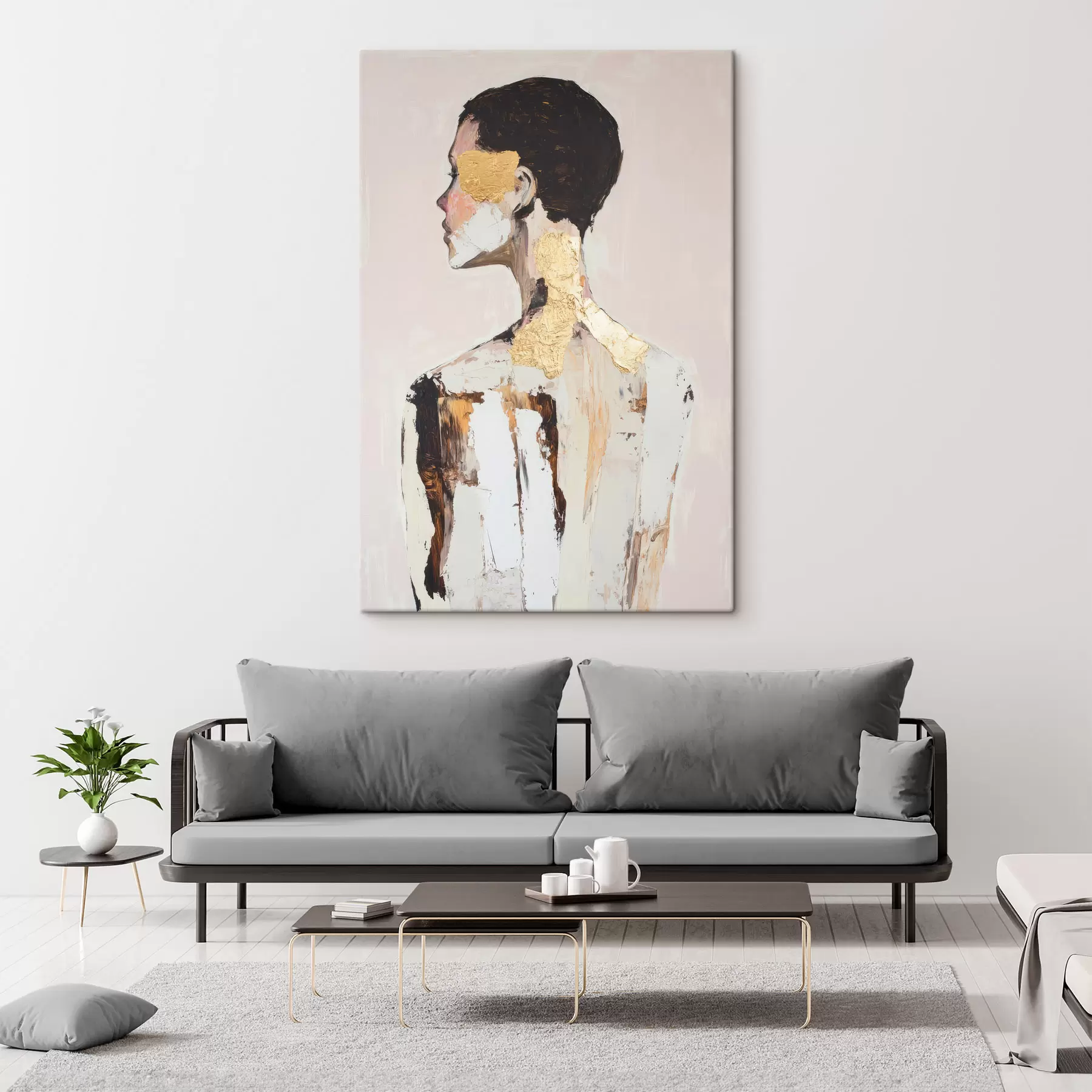  Peintures Silhouette abstraite s48699