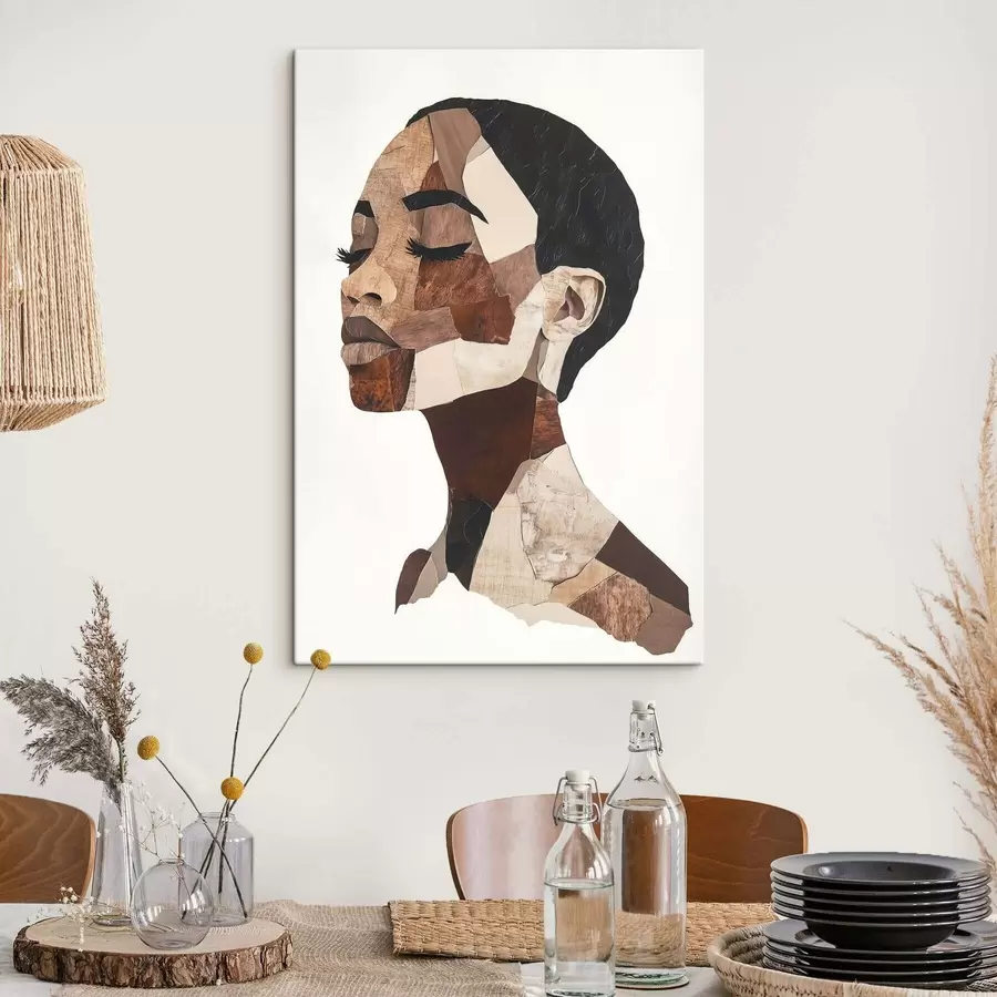  Peintures Portrait abstrait d'une femme s48923