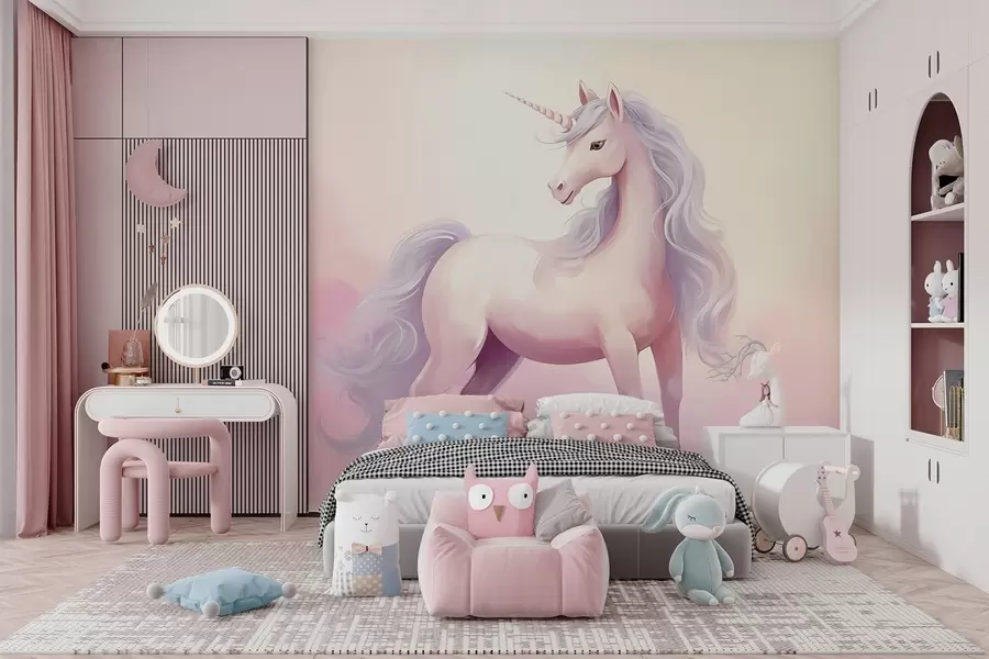 Fotobehang Eenhoorn w05555