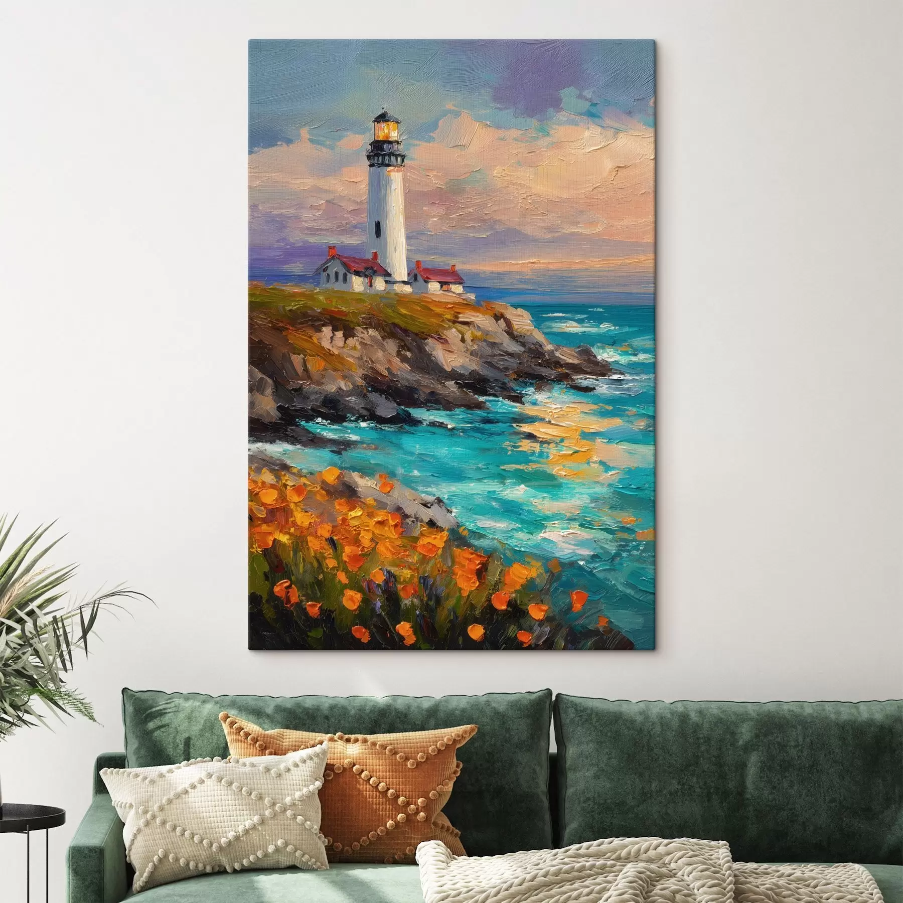  Peintures un phare pittoresque s49003