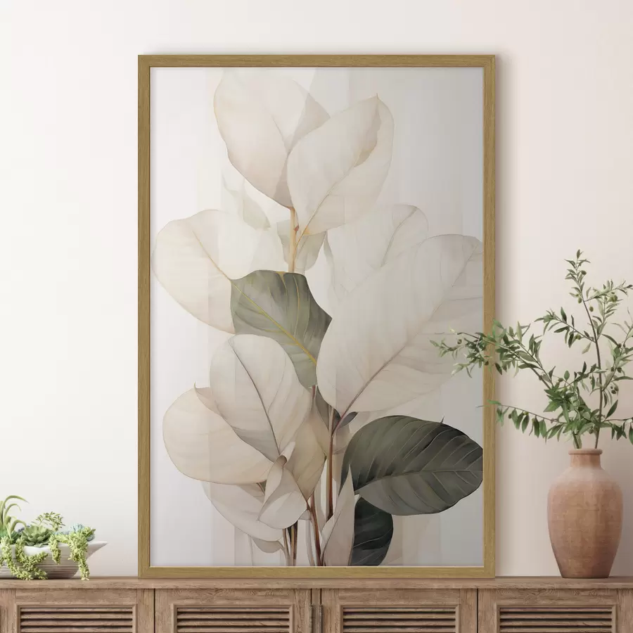 Papier peint photo Feuilles de plantes ornementales f49026