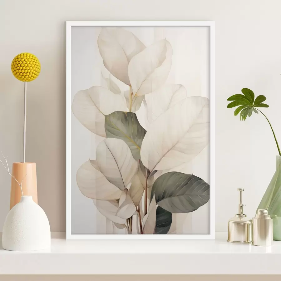 Papier peint photo Feuilles de plantes ornementales f49026