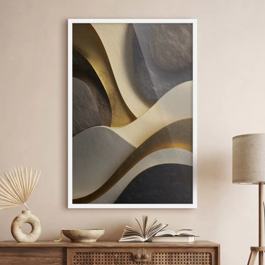 Papier peint photo Formes fluides f49034