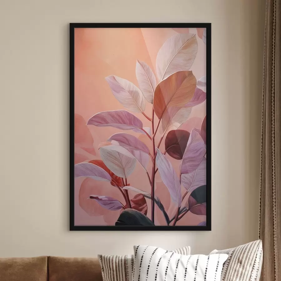 Papier peint photo Feuilles décoratives f49038