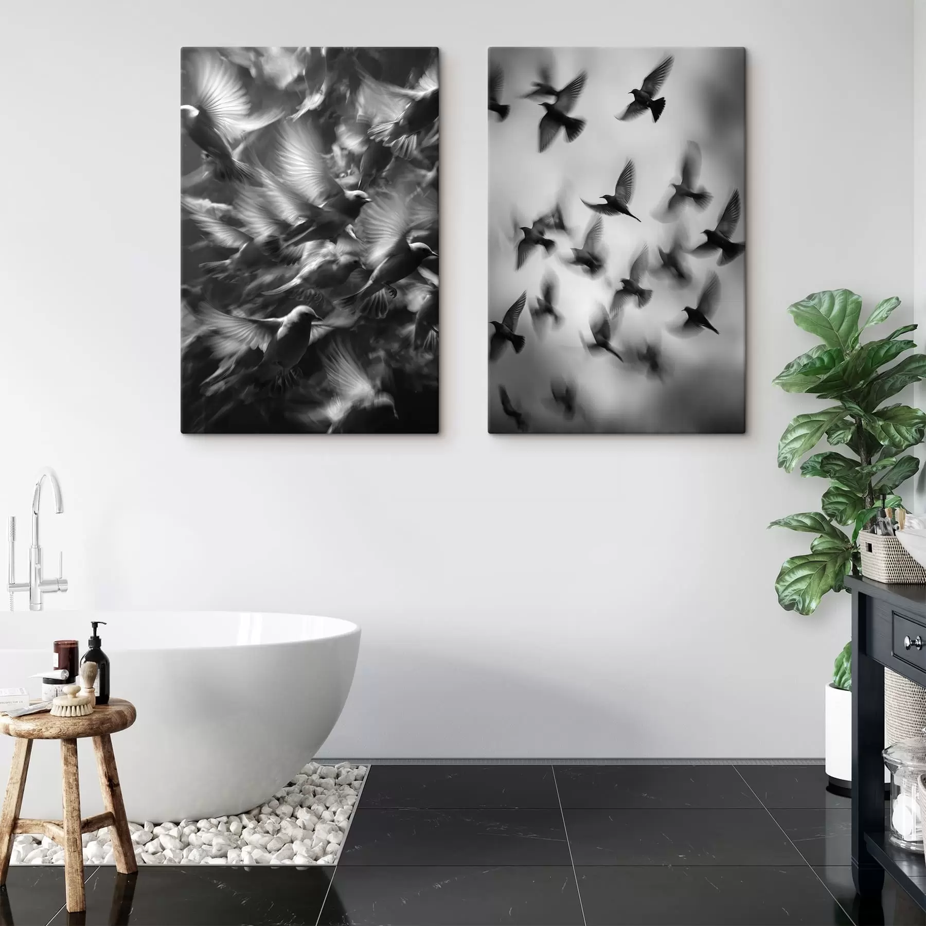  Peintures Oiseaux en vol m30421