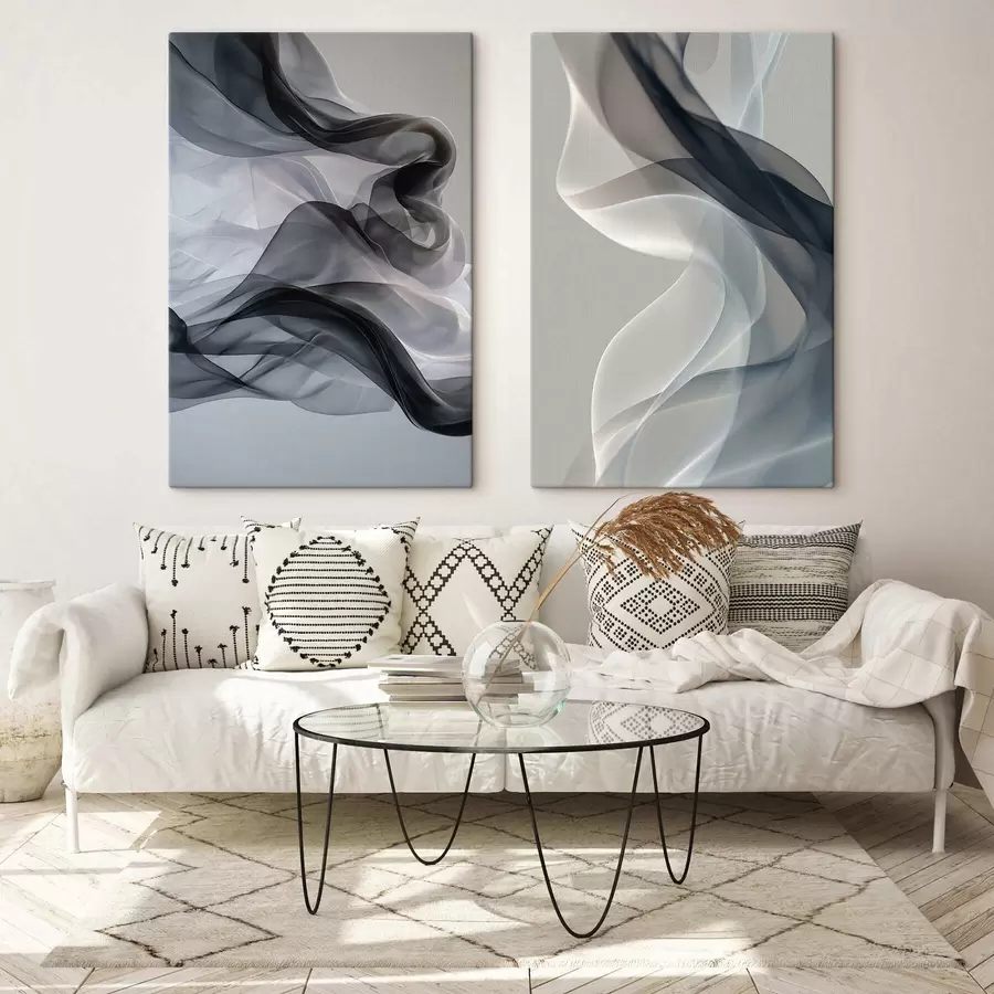  Peintures Vagues enfumées m30426
