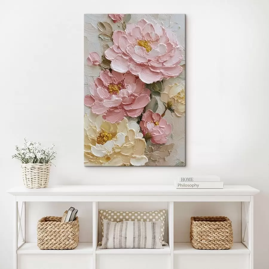  Peintures Composition florale à base de pivoines s49013