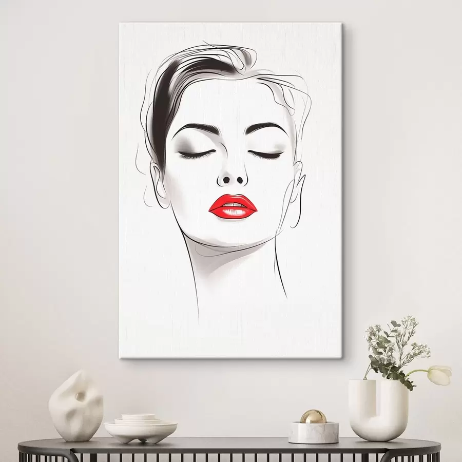  Peintures Dessin au trait minimaliste s49025