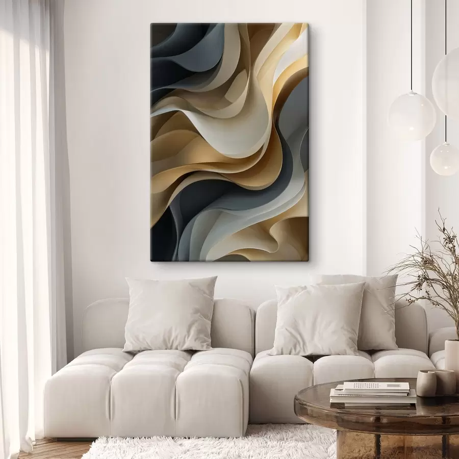  Peintures Vagues abstraites s49033